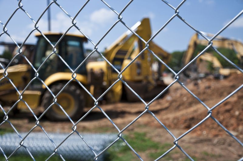 Church Fence Installation detail