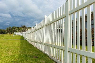 Vinyl Horse Fence Installation